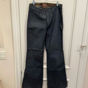 Rich and skinny wide leg jeans